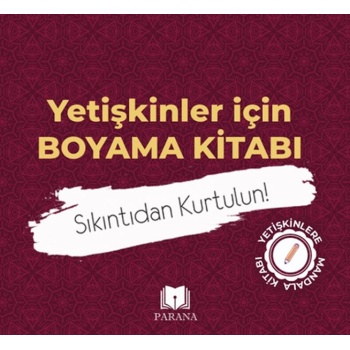 Yetişkinler İçin Boyama Kitabı-Mandala