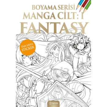 Manga Boyama Cilt I Fantasy