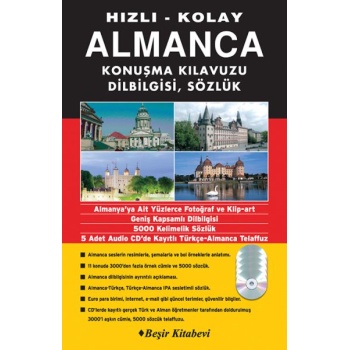 Hızlı Kolay Almanca Konuşma Kılavuzun Dilbilgisi Sözlük Karekodlu