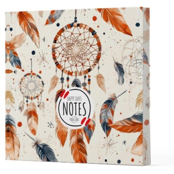 Tüy 5 - Çizgisiz Yan Boyamalı Defter