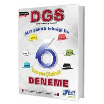 Altı Şapka Yayınları DGS Altı Şapka 6 Çözümlü Deneme