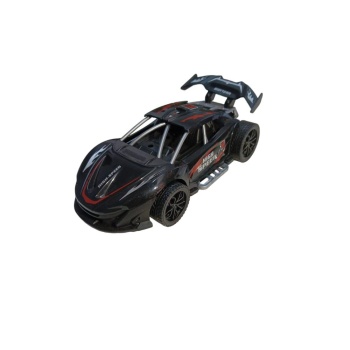 Sürtmeli Yarış Arabası - Siyah (Lisinya)