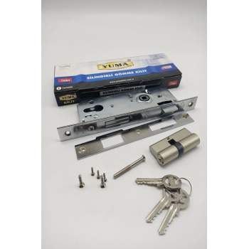 Kaliteli Ve Güvenliğiniz İçin Sağlam ve Dayanıklı Çözüm Silindirli Gömme Kilit Yuma ( Lisinya )