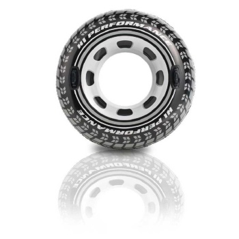 Intex Tutunmalı Deniz Simiti Araba Lastiği Desenli 114cm - 56268 (Lisinya)