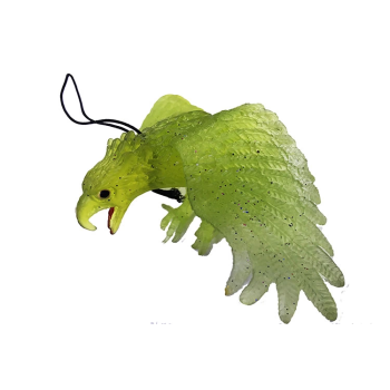 Yeşil Renk Yumuşak Plastik Şaka Kartal Yarasa Anahtarlık Şaka Malzemesi - Lisinya