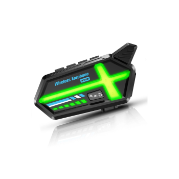 Bt26 Motosiklet Kask Kulaklık Bluetooth Rgb Işıklı 2 Eşleşme Özellikli 1000 Mah Intercom - Lisinya