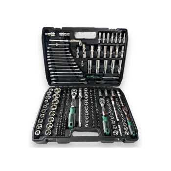 Tam Profesiyonel Germany 72 Diş Eğik Cırcır 216 Parça Lokma Takımı Oto Tamirci Tam Set 1/2-3/8-1/4 ( Lisinya )