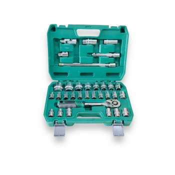 32 Parça Profesyonel Lokma Takımı 1/2 Cr-v Çeliği (32 PARÇA) ( Lisinya )