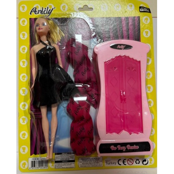 Anlily Dolapli Bebek Oyun Seti