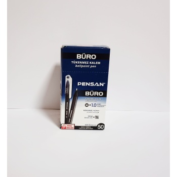 Tükenmez Kalem Pensan 2270 1mm Siyah 50`li