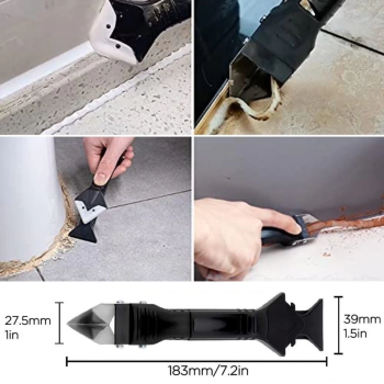 Fayans Derz Silikon Kazıyıcı Sıyırıcı Ve Uygulayıcı At 3 Ü 1 Arada ( Lisinya )