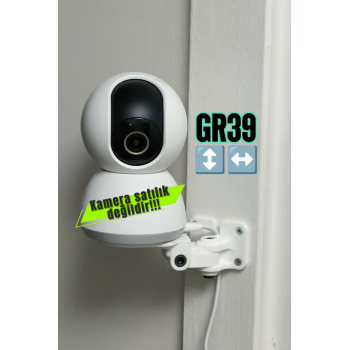 Gr39  Mi 360° Home Güvenlik Kamerası Hareketli Duvar Montaj Atı ( Lisinya )