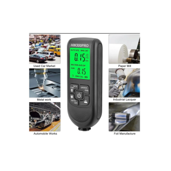 HW-300PRO Oto Boya Kalınlık Ölçer 0-2000µm Fe & NFe Kaplama Kalınlık Test Cihazı ( Lisinya )