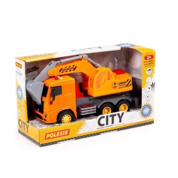 Polesie İş Makinaları Serisi - Sesli Işıklı - Excavator (Lisinya)