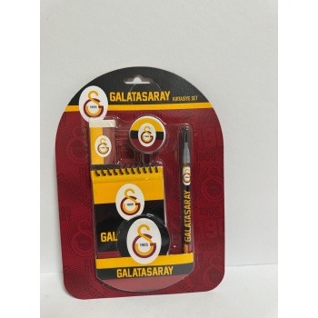 4lü Kırtasiye Seti Sarı Kırmızı