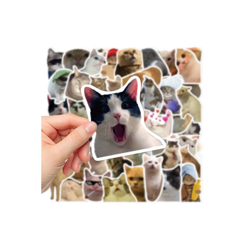 Çılgın Kediler Macbook Notebook Tablet Telefon Ajanda Laptop Defter Sticker Seti ( Lisinya )