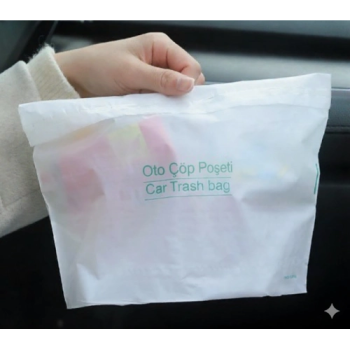 Pratik Su Geçirmez Oto Araba Çöp Poşeti 20 Adet ( Lisinya )
