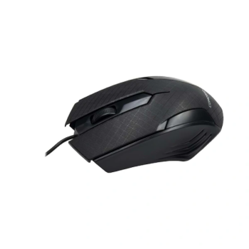 Siyah Mat Desenli Usb Kablolu 3d Optik Mouse ( Lisinya )
