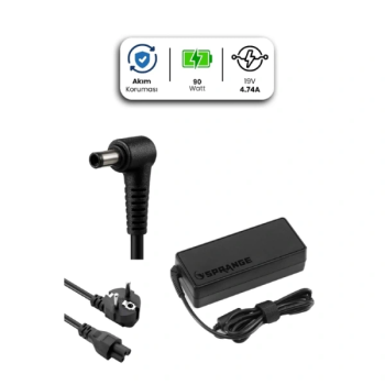 19v 4.74a 5.5 * 2.5mm 90w Toshıba İçin Laptop Adaptör ( Lisinya )