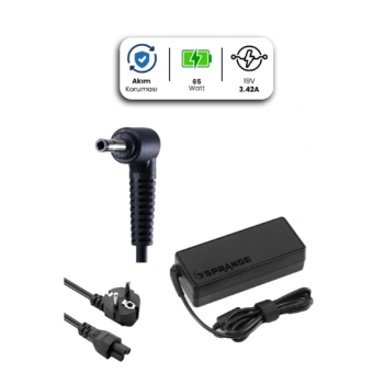 19v 3.42a 3.0 * 1.1mm 65w Acer İçin Laptop Adaptör ( Lisinya )