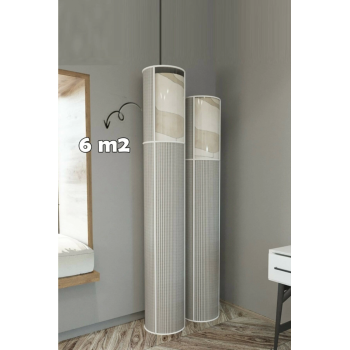 3’lü Halı Hurcu 6 m² – Hava Geçiren, Şeffaf PVC Pencereli Ve Toz Nen Korumalı ( Lisinya )