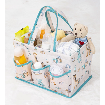 Baby Kullanımı Kolay Desenli Taşınabilir Bakım Çantası (yeşil) ( Lisinya )