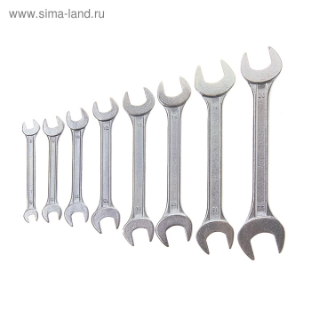 1. Kalite Çift Açık Ağızlı 8li Anahtar Seti ( Lisinya )