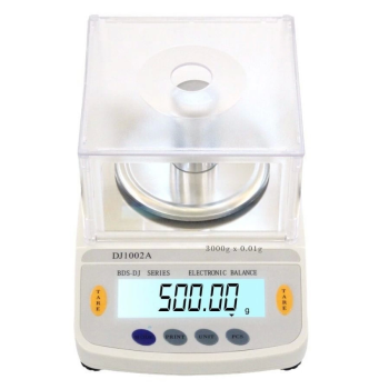 DJ602A Kefeli Hassas Terazi 3000 g Kapasiteli, 0.01 g Hassasiyetle Profesyonel Ölçüm ( Lisinya )