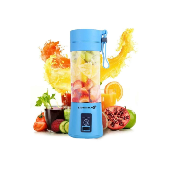 Portatif Taşınabilir380 ml Usb Şarjlı Mavi El Blender ( Lisinya )