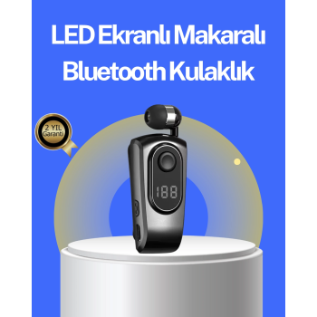 Dijital Ekranlı Bluetooth Kulaklık – Titreşimli Bildirim, 25 Saat Kullanım ( Lisinya )