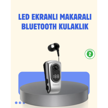 Titreşimli Bluetooth Kulaklık – Uzun Pil Ömrü, Dijital Ekranlı Kablosuz Tasarım ( Lisinya )