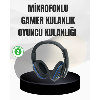 Stereo Oyun Kulaklığı – Güçlü Bas, Mikrofonlu Ve Konforlu Tasarım ( Lisinya )