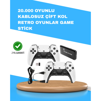 Kablosuz Retro Tv Oyun Konsolu – 30.000+ Oyun, Hd Çıkış & Kablosuz Gamepad İle Efsanevi Oyun Deneyimi ( Lisinya )