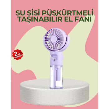 4 Kademeli Serinletici Su Buharlı El Vantilatörü ( Lisinya )