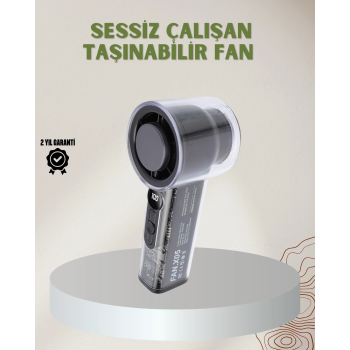 100 Kademeli Ayarlanabilir Mini Fan | Dijital Ekranlı Serinletici ( Lisinya )
