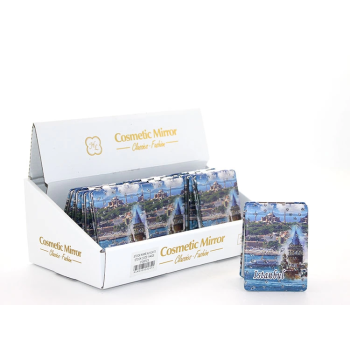 Taşlı İstanbul Tasarımı El Aynası İnce Alk2473a - Lisinya