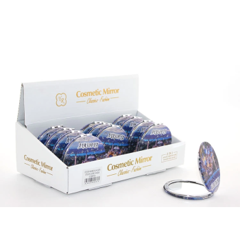 Taşlı İstanbul Tasarımı El Aynası İnce Alk2474a - Lisinya