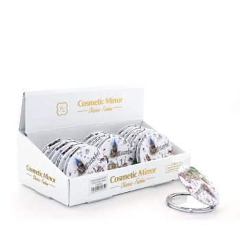 Taşlı İstanbul Tasarımı El Aynası İnce Alk2476a - Lisinya