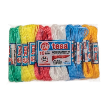 Temsan 10 Metre Naylon Çamaşır İpi 24lü - Lisinya