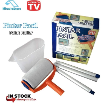 Pintar Facil Pratik Damlatmayan Boya Rulosu Ve Fırçası - Lisinya