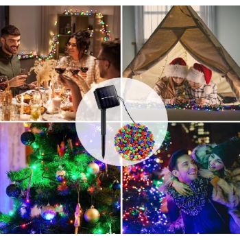 11m 100 Led Rgb Solar Mz-322 - Lisinya