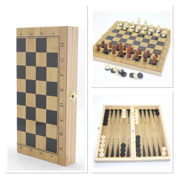 Ahşap Satranç Ve Tavla Seti Alk4234 - Lisinya