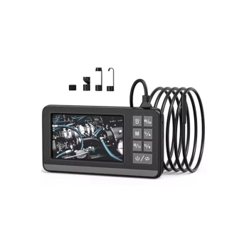 Ekranlı Çift Kameralı 5 Mt Sert Kablo Endoskop Kamera 8 Mm 4.3 Inc Hafıza Kart Destekli - Lisinya