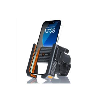Gidon Bağlantılı Bisiklet Motosiklet İçin Esnek Abs 4-7.8″ İnç Telefon Tutucu 360° Dönebilen Tasarım - Lisinya