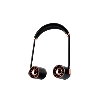 Boyunluk Fan Hava Soğutucu Vantilatör Boyuna Asmalı Şarjlı 3 Kademeli Mini Klima Siyah - Lisinya