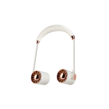 Boyunluk Fan Hava Soğutucu Vantilatör Boyuna Asmalı Şarjlı 3 Kademeli Mini Klima Beyaz - Lisinya