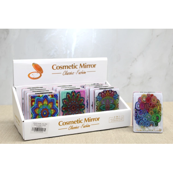 Mandala Desenli Hareketli Sulu El Aynası Alk4583 - Lisinya