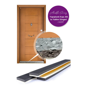 Yapışkanlı Köpük Kapı Altı Isı Yalıtım Eşik Süngeri - Lisinya
