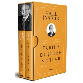 Tarihe Düşülen Notlar (2 Cilt Kutulu)