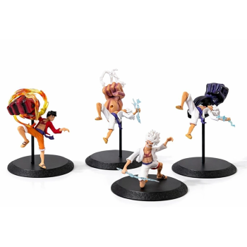 Anime One Piece Luffy Figürü 4lü Set Alk5275 - Lisinya